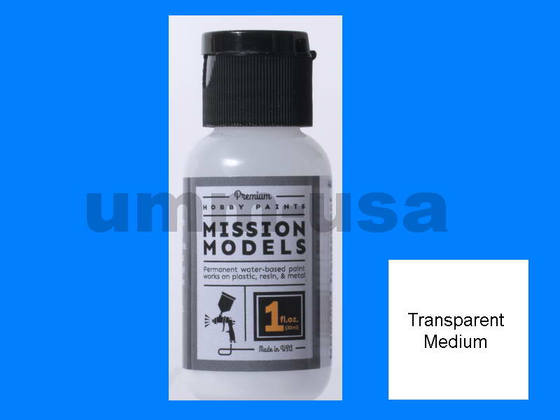 MMW004  TRANSPARENT MEDIUM - 1oz Acrylic paint